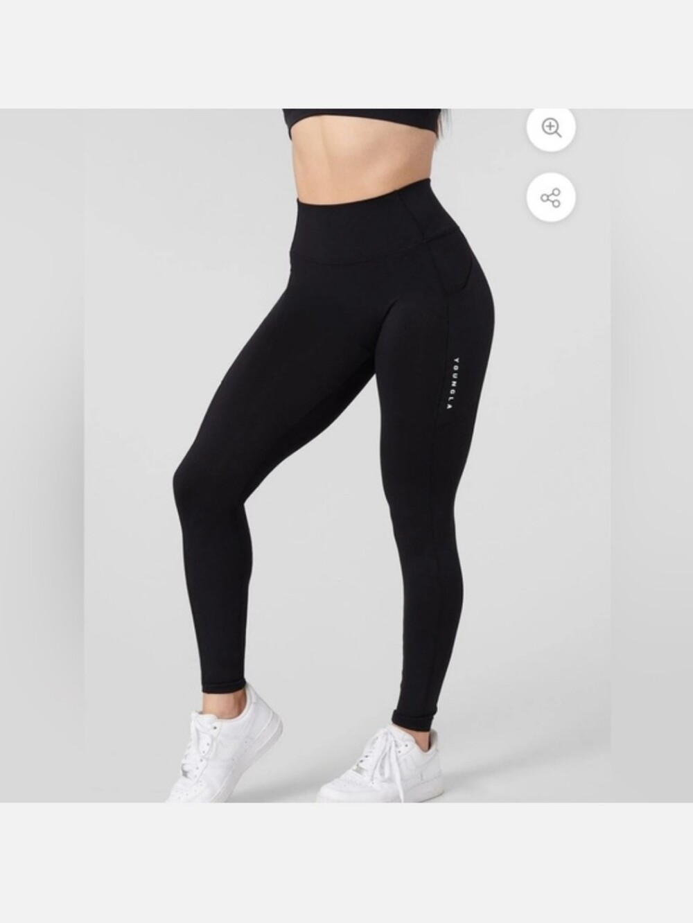 YoungLA Seamless High-Waist Black Leggings
